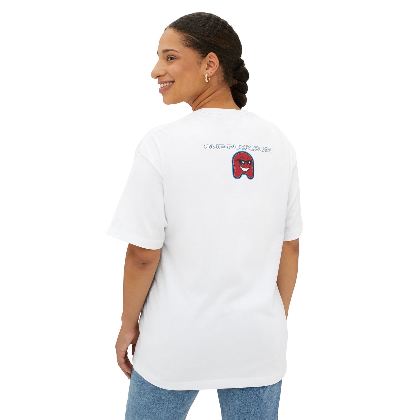 PUCK CUE Drop Shoulder Tee – “Smash in Style” Edition