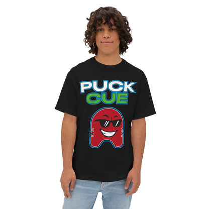 PUCK CUE Drop Shoulder Tee – “Smash in Style” Edition