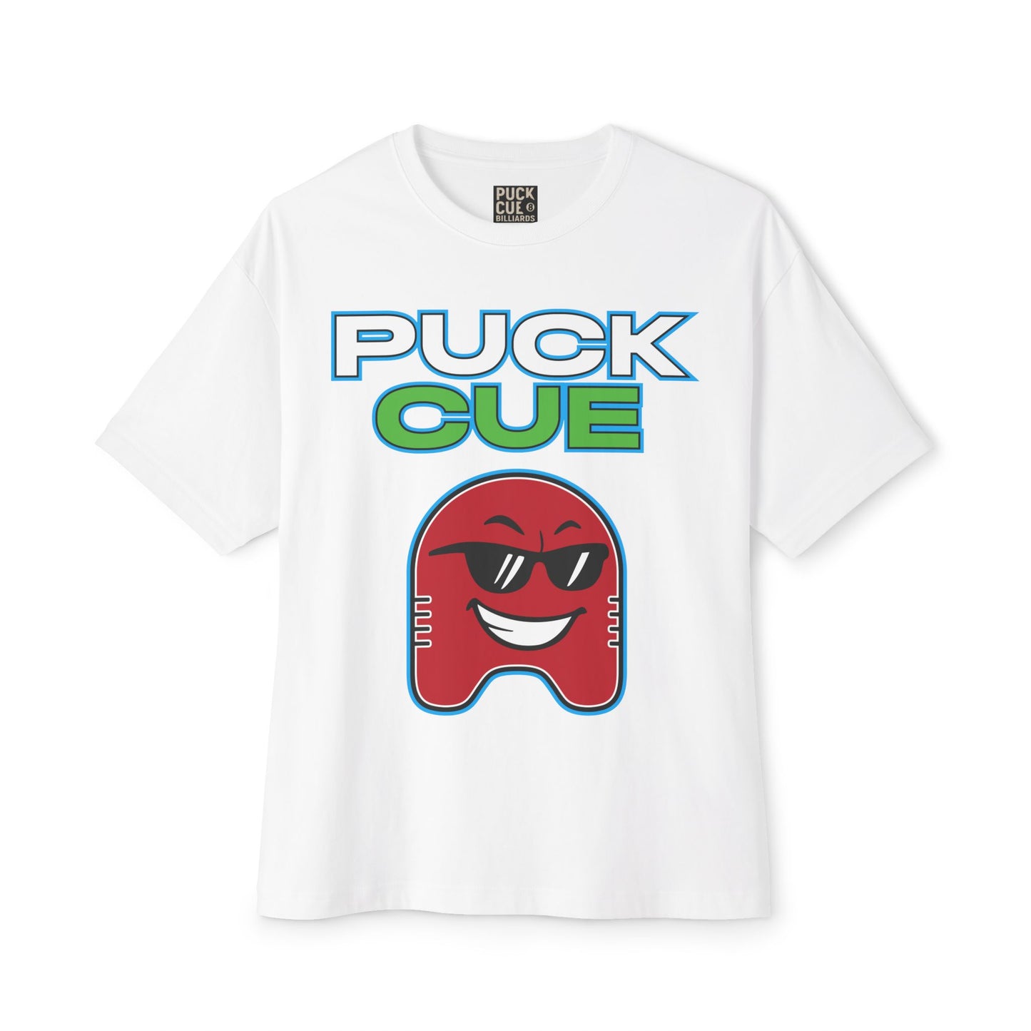 PUCK CUE Drop Shoulder Tee – “Smash in Style” Edition